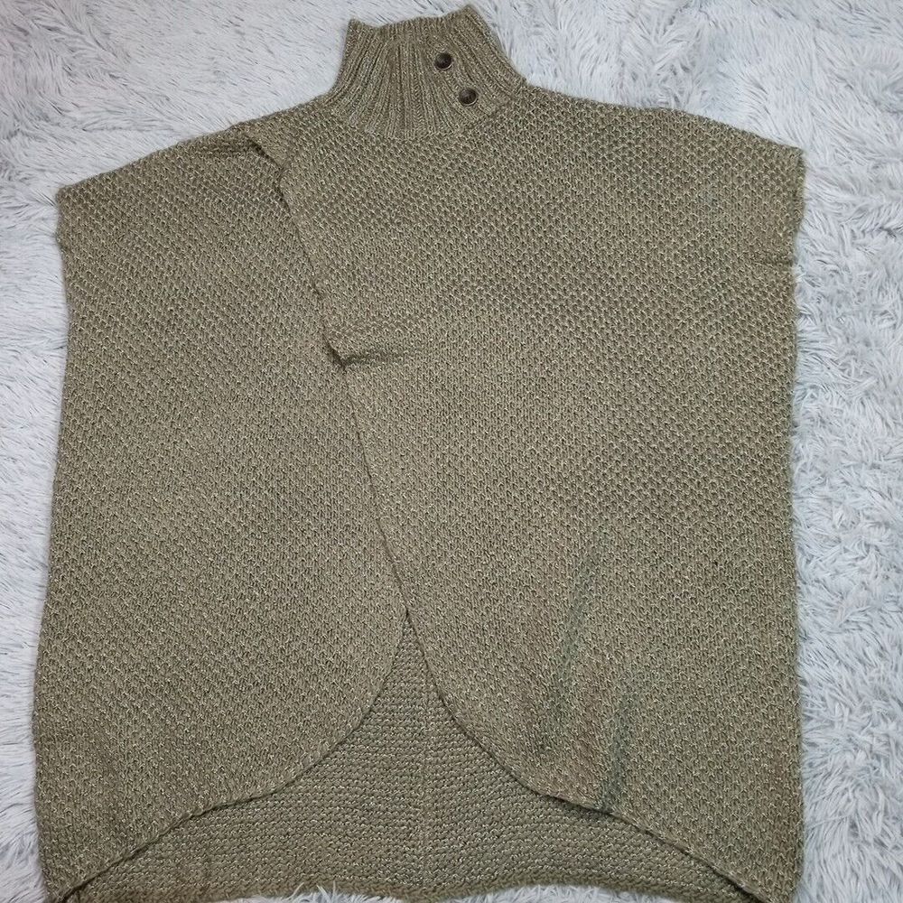 Simply Noelle Sweater Womens S Green‎ Cardigan Wrap Pullover Sleeveless Comfort